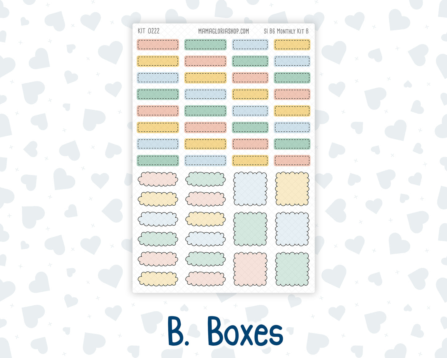 Kit 0222 - B6 - For Sterling Ink And More - Monthly Kit - June - Beach Day
