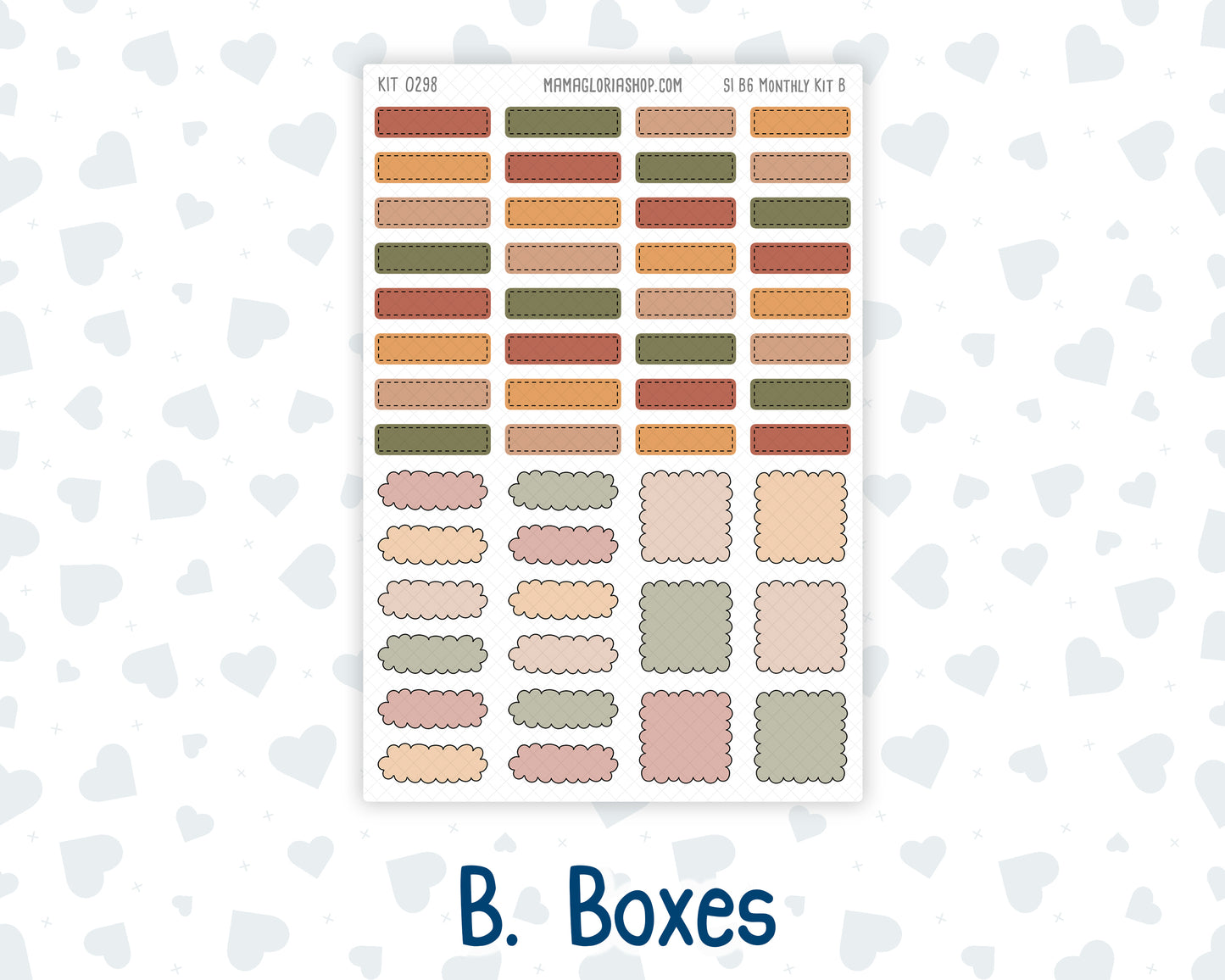 Kit 0298 - B6 - For Sterling Ink And More - Monthly Kit - October - Velvet Bloom