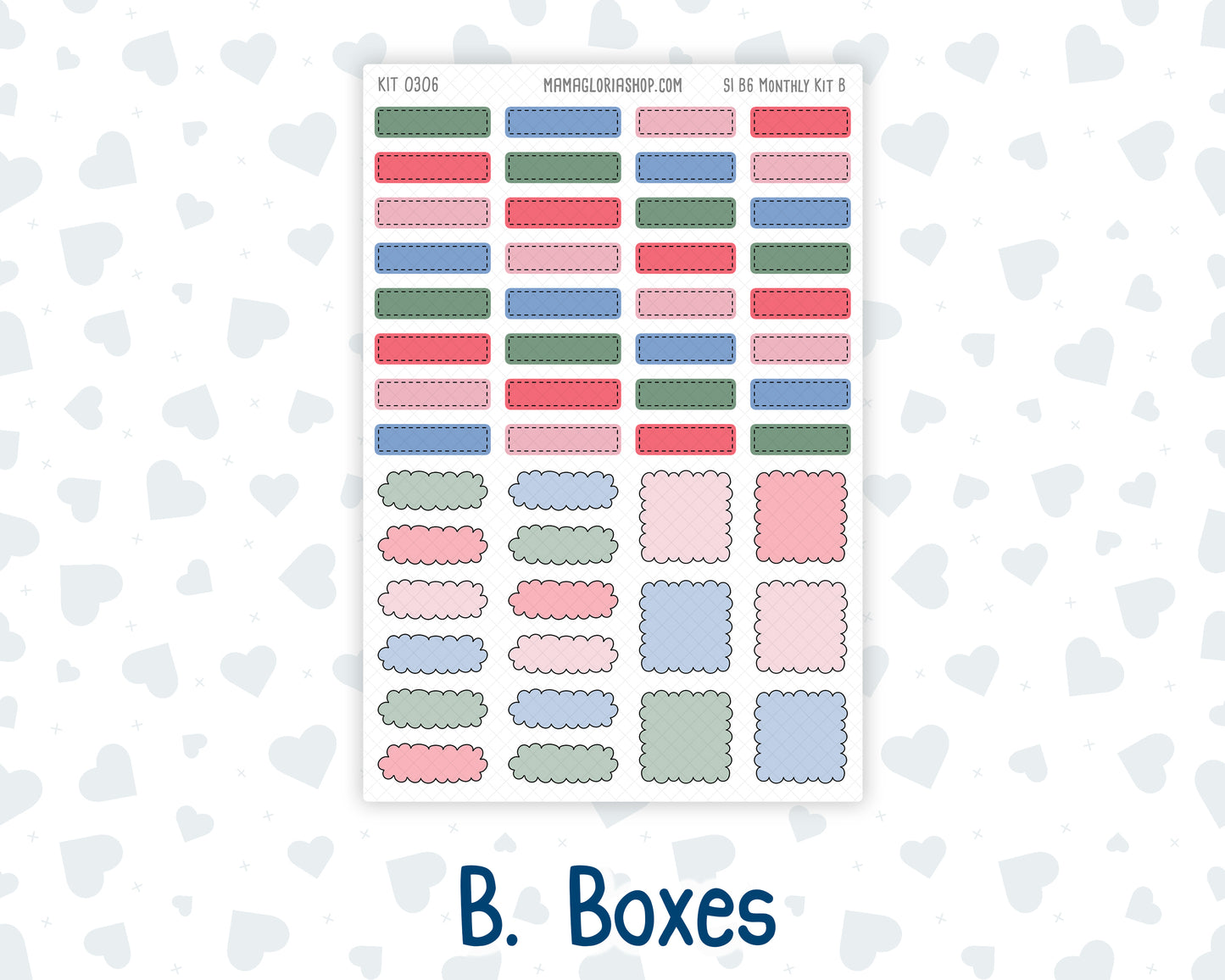 Kit 0306 - B6 - For Sterling Ink And More - Monthly Kit - December - Jolly Mischief