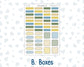 Kit 0274 - B6 - For Sterling Ink And More - Monthly Kit - July - Sunny Lemon Shore