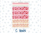 Kit 0254 - B6 - For Sterling Ink And More - Monthly Kit - February - Valentine Village