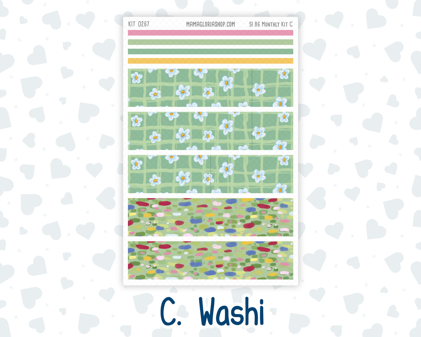 Kit 0267 - B6 - For Sterling Ink And More - Monthly Kit - May - Flowers For Mama