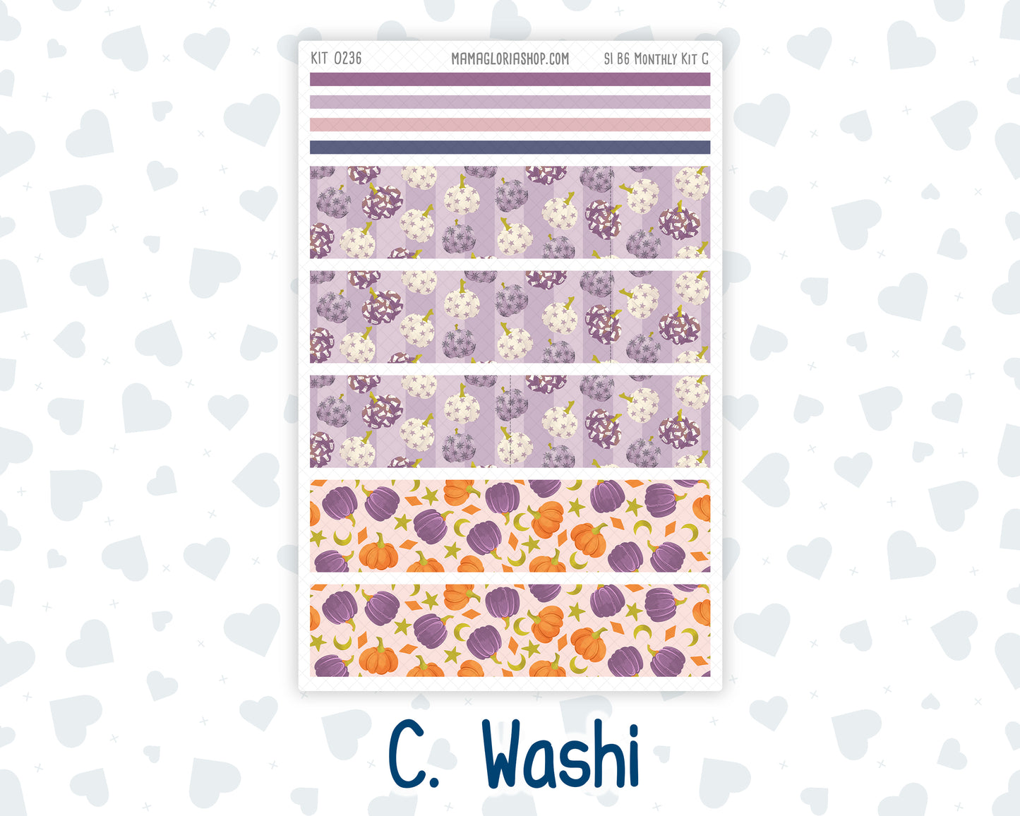 Kit 0236 - B6 - For Sterling Ink And More - Monthly Kit - October - Sweet & Spooky