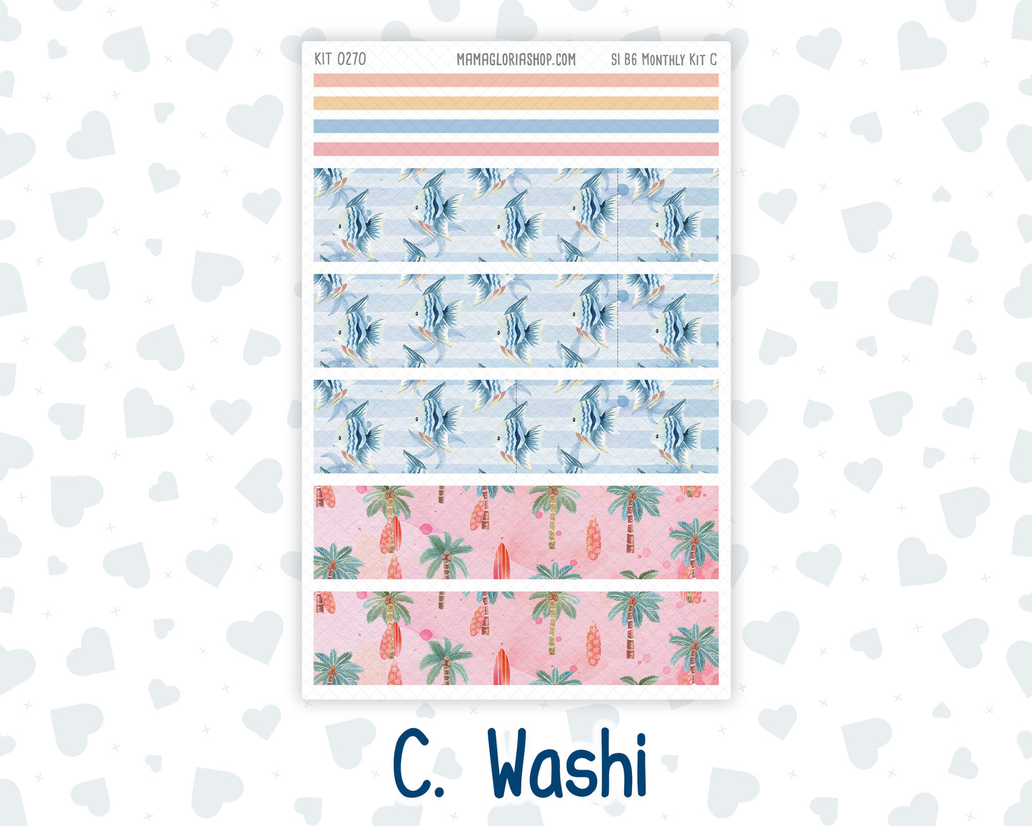 Kit 0270 - B6 - For Sterling Ink And More - Monthly Kit - June - Beachside Bliss
