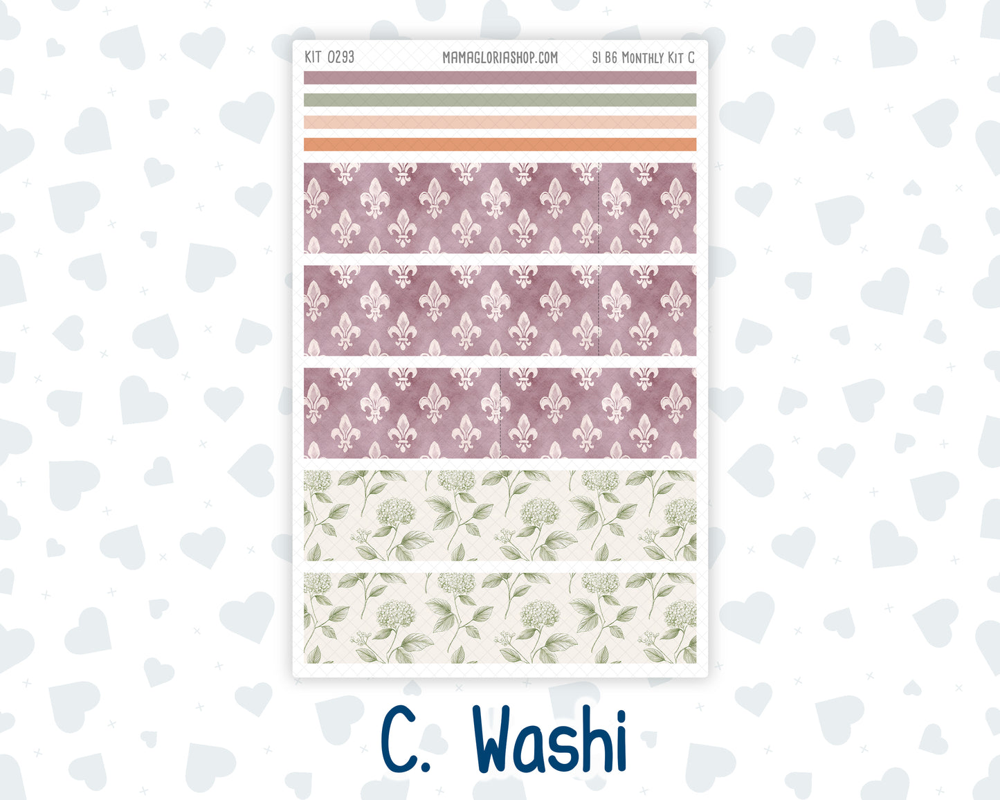 Kit 0293 - B6 - For Sterling Ink And More - Monthly Kit - September - Fleur de Provence