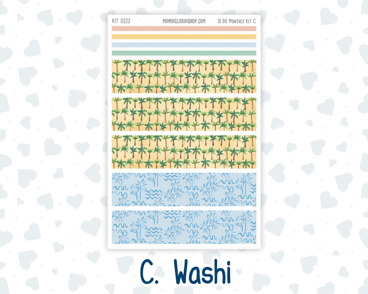 Kit 0222 - B6 - For Sterling Ink And More - Monthly Kit - June - Beach Day