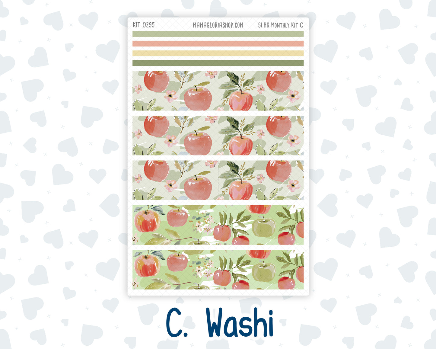 Kit 0295 - B6 - For Sterling Ink And More - Monthly Kit - September - Apple Harvest