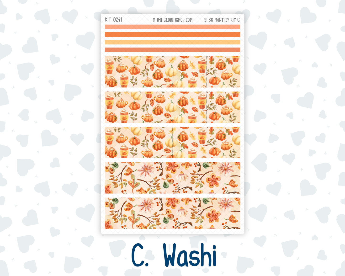 Kit 0241 - B6 - For Sterling Ink And More - Monthly Kit - November - Pumpkin Latte