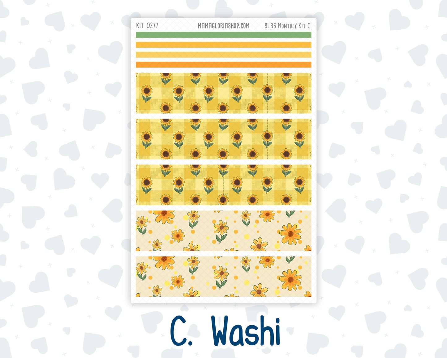 Kit 0277 - B6 - For Sterling Ink And More - Monthly Kit - August - Sunflower Drama Club