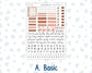 Kit 0296 - B6 - For Sterling Ink And More - Vertical Weekly Kit - September - Coffee Break