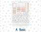 Kit 0270 - B6 - For Sterling Ink And More - Vertical Weekly Kit - June - Beachside Bliss