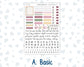 Kit 0232 - B6 - For Sterling Ink And More - Vertical Weekly Kit - September - Heirloom Garden