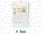 Kit 0295 - B6 - For Sterling Ink And More - Vertical Weekly Kit - September - Apple Harvest