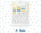 Kit 0274 - B6 - For Sterling Ink And More - Vertical Weekly Kit - July - Sunny Lemon Shore