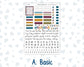 Kit 0304 - B6 - For Sterling Ink And More - Vertical Weekly Kit - November - Autumn In Bloom