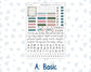 Kit 0275 - B6 - For Sterling Ink And More - Vertical Weekly Kit - July - Tropical Safari Blush