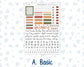 Kit 0298 - B6 - For Sterling Ink And More - Vertical Weekly Kit - October - Velvet Bloom