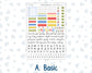 Kit 0269 - B6 - For Sterling Ink And More - Vertical Weekly Kit - June - Dolce Mare