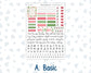 Kit 0276 - B6 - For Sterling Ink And More - Vertical Weekly Kit - July - Melon Crush