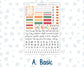 Kit 0271 - B6 - For Sterling Ink And More - Vertical Weekly Kit - June - Strawberry Shore