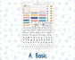 Kit 0248 - B6 - For Sterling Ink And More - Vertical Weekly Kit - January - Midnight Countdown