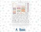Kit 0293 - B6 - For Sterling Ink And More - Vertical Weekly Kit - September - Fleur de Provence