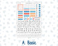 Kit 0268 - B6 - For Sterling Ink And More - Vertical Weekly Kit - June - Sea Sweeties