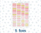 Kit 0294 - B6 - For Sterling Ink And More - Vertical Weekly Kit - September - Rosy Reveria