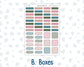 Kit 0275 - B6 - For Sterling Ink And More - Vertical Weekly Kit - July - Tropical Safari Blush