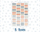 Kit 0300 - B6 - For Sterling Ink And More - Vertical Weekly Kit - October - Autumn Stroll