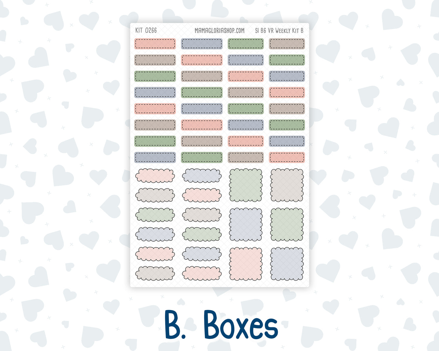 Kit 0266 - B6 - For Sterling Ink And More - Vertical Weekly Kit - May - Froggy Lake Picnic