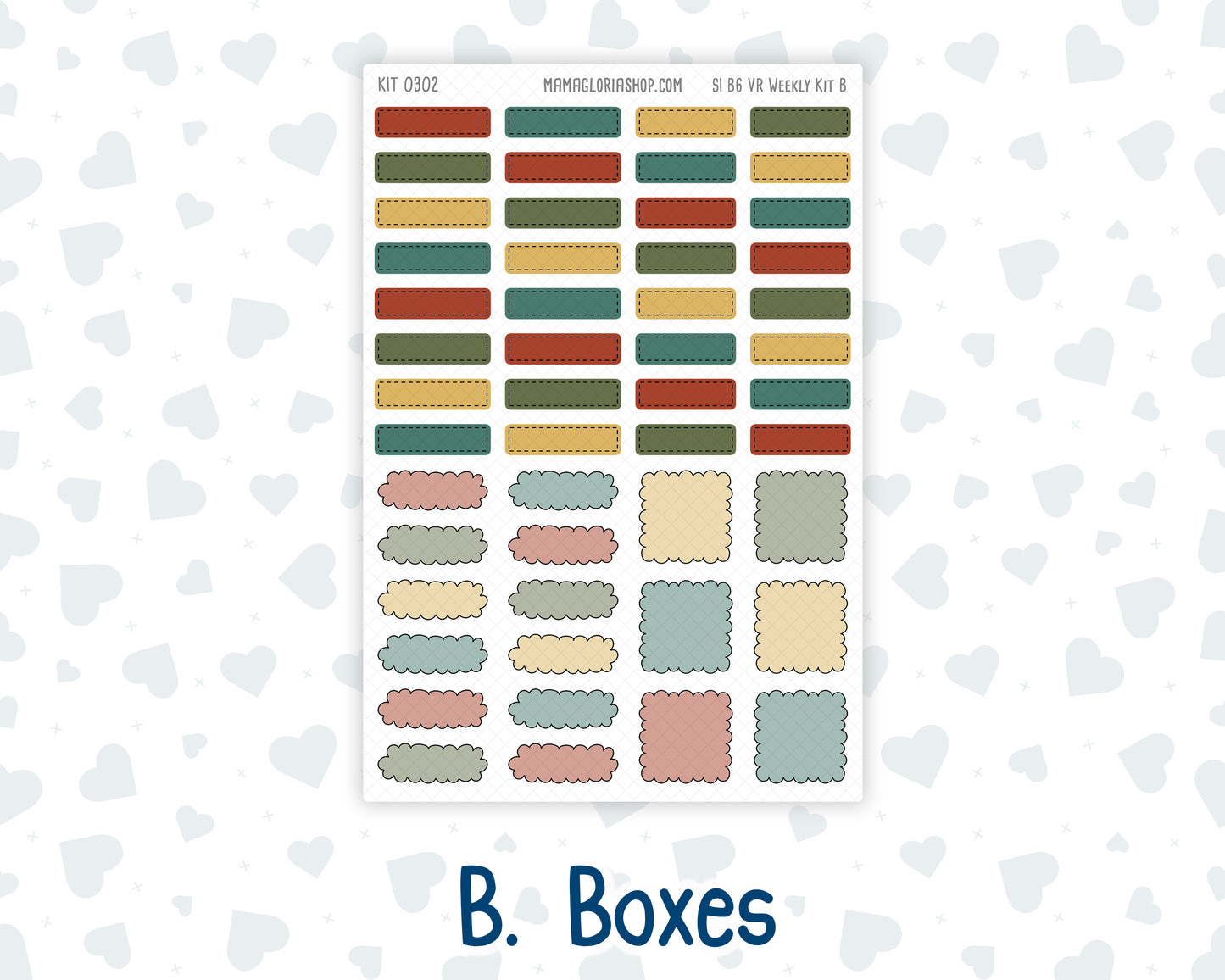 Kit 0302 - B6 - For Sterling Ink And More - Vertical Weekly Kit - November - Thankful Season
