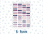 Kit 0236 - B6 - For Sterling Ink And More - Vertical Weekly Kit - October - Sweet & Spooky