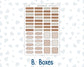 Kit 0303 - B6 - For Sterling Ink And More - Vertical Weekly Kit - November - Into The Woods