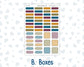Kit 0304 - B6 - For Sterling Ink And More - Vertical Weekly Kit - November - Autumn In Bloom