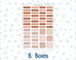 Kit 0296 - B6 - For Sterling Ink And More - Vertical Weekly Kit - September - Coffee Break