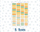 Kit 0277 - B6 - For Sterling Ink And More - Vertical Weekly Kit - August - Sunflower Drama Club