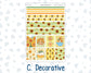 Kit 0277 - B6 - For Sterling Ink And More - Vertical Weekly Kit - August - Sunflower Drama Club