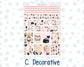 Kit 0297 - B6 - For Sterling Ink And More - Vertical Weekly Kit - October - Pink Spell