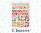 Kit 0271 - B6 - For Sterling Ink And More - Vertical Weekly Kit - June - Strawberry Shore