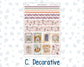 Kit 0293 - B6 - For Sterling Ink And More - Vertical Weekly Kit - September - Fleur de Provence