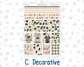 Kit 0272 - B6 - For Sterling Ink And More - Vertical Weekly Kit - May - Graduation