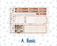 Kit 0296 - 7x9 - Vertical Priorities - Plum Paper - Weekly Kit - September - Coffee Break