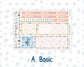 Kit 0270 - 7x9 - Vertical Priorities - Plum Paper - Weekly Kit - June - Beachside Bliss
