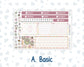 Kit 0232 - 7x9 - Vertical Priorities - Plum Paper - Weekly Kit - September - Heirloom Garden