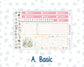 Kit 0260 - 7x9 - Vertical Priorities - Plum Paper - Weekly Kit - April - Pastel Egg Hunt