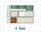 Kit 0242 - 7x9 - Vertical Priorities - Plum Paper - Weekly Kit - November - Cottage Autumn