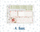 Kit 0308 - 7x9 - Vertical Priorities - Plum Paper - Weekly Kit - December - Knit & Holly