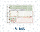 Kit 0244 - 7x9 - Vertical Priorities - Plum Paper - Weekly Kit - December - Santas Village