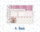 Kit 0307 - 7x9 - Vertical Priorities - Plum Paper - Weekly Kit - December - Velvet Hearth